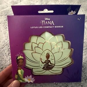 Disney Tiana Purple Lotus LED Mirror